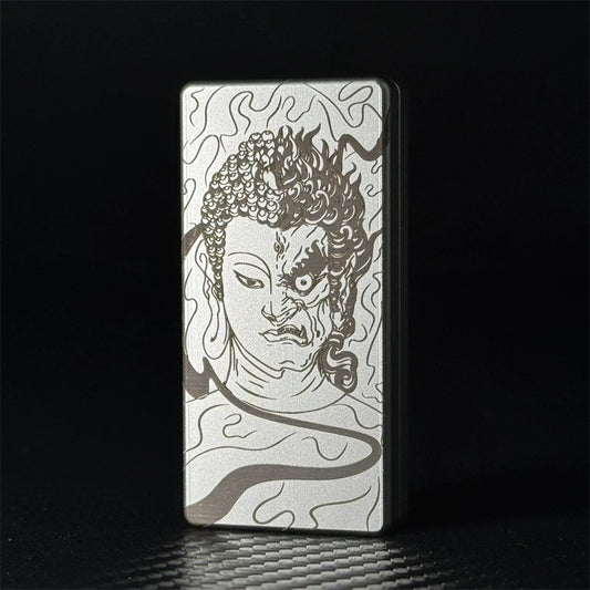 "Thoughts of Gods and Demons" – Hollow Metal EDC Fidget Slider Toy for Focus & Stress Relief