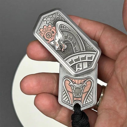 Big Snake S.S Magnetic Push Slider – EDC Fidget Toy for Stress Relief, Focus & Stylish Gifting
